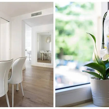 Apartment Pure White Luxury - Bymyhomeincomo *